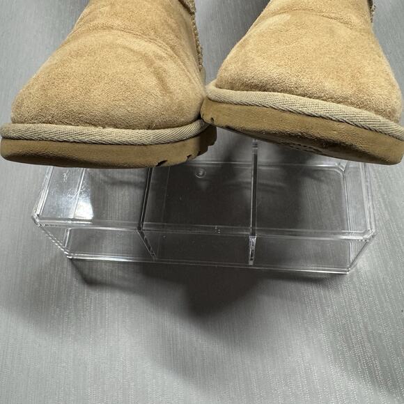UGG Australia CLASSIC TALL Suede Sheepskin Boots Chestnut 5815 Size 6 Honey Tan - Picture 4 of 9